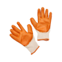 Luva latex tamanho 9" (G) laranja Worker